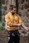 Camisa medieval "Ansbert" Miel S