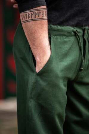 Pantalon médiéval "Dirk" Vert M