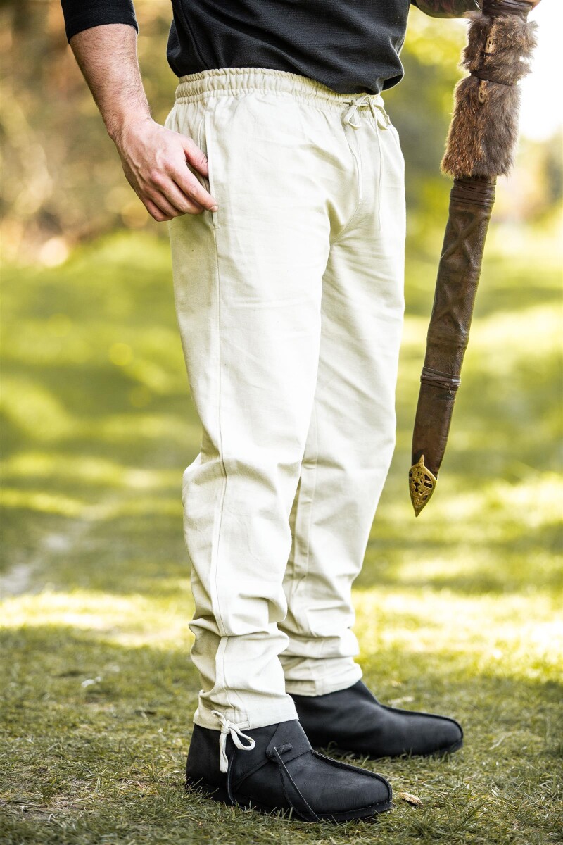 Pantalon médiéval "Arvo" Chanvre XL