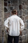 Camicia allacciata "Artur" dei pirati con colletto Naturale L