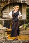 Cotton vest "Franziska" Black XXXL