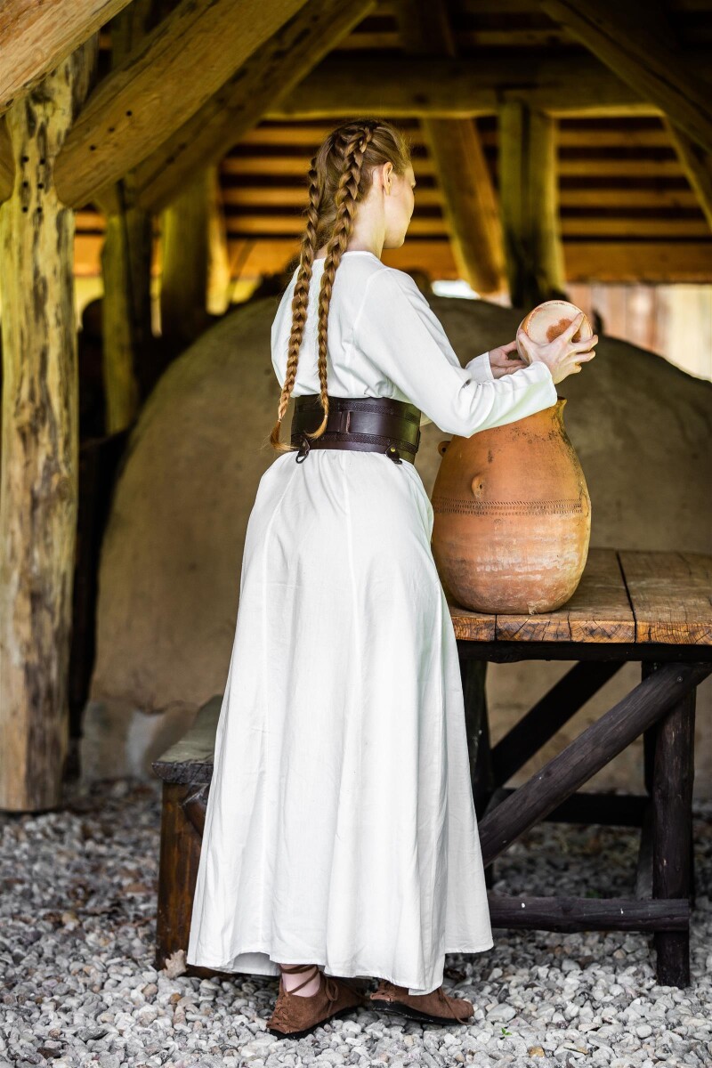 Plain viking underdress "Scarlet" Natural XXL