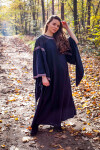 Robe à manches trompette "Ida