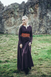 sottoveste "Lina" Marrone scuro M