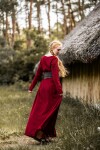 Sottovestito vichingo semplice "Scarlet" Rosso XS