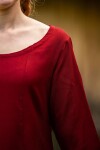 Sottovestito vichingo semplice "Scarlet" Rosso XS