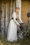 Plain viking underdress "Scarlet" Hemp-colouRed M