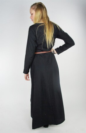 Sous-robe viking unie "Scarlet" Noir XL