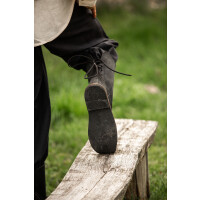 012 Beak boot in nubuck leather- Black