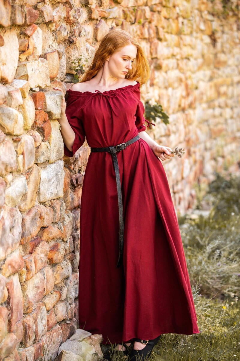 Vestido de manga corta "Melisande" Rojo XXXL