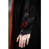 Medieval dress "Medusa" black/Red XS