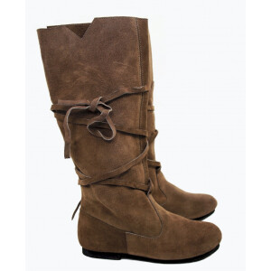 019 Medieval suede boots- brown