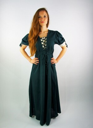 Sommerkleid "Denise" Grün/Natur M
