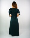 Sommerkleid "Denise" Grün/Natur M