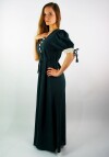 Sommerkleid "Denise" Grün/Natur XL