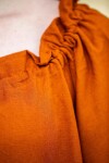 Robe à manches courtes "Melisande" Rust L