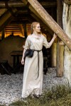 Floor-length short sleeve dress "Melisande" Hemp XS