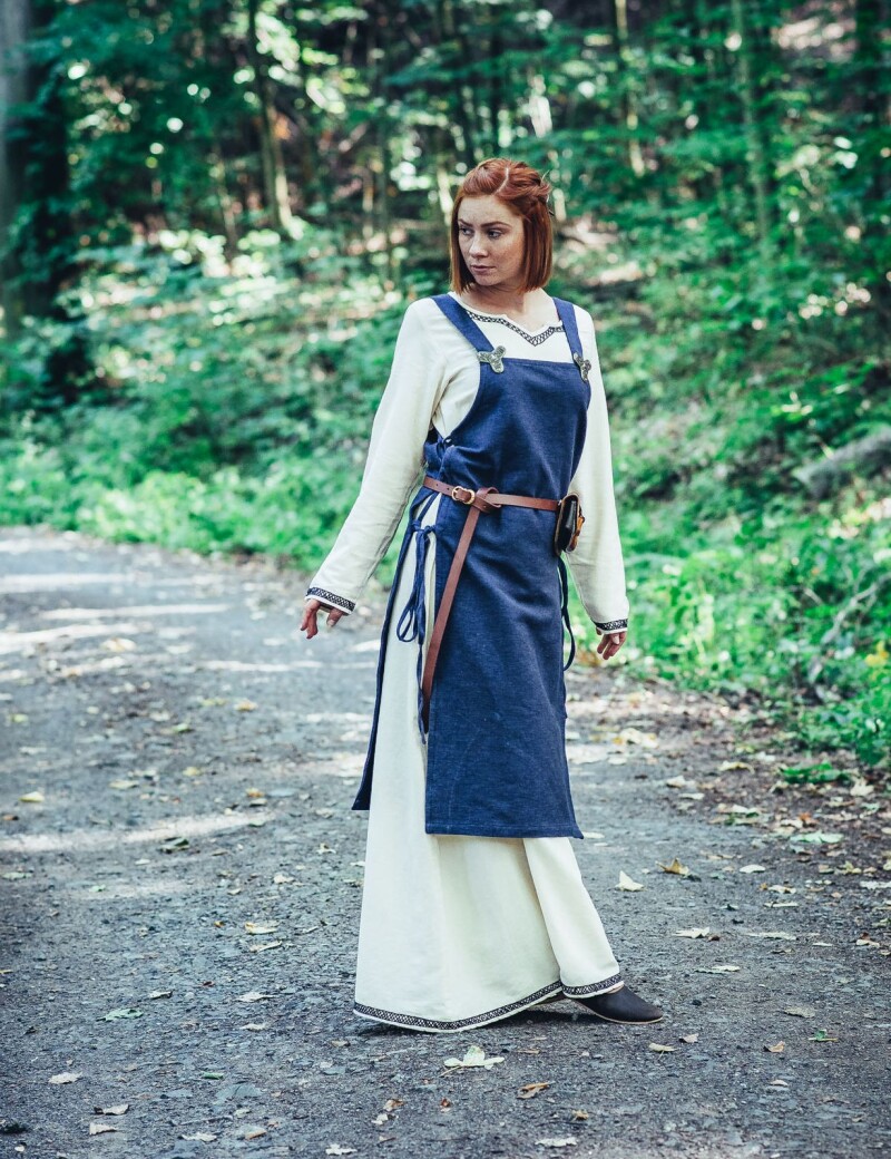 Wikinger-Überkleid "Aleiga" Blau S/M