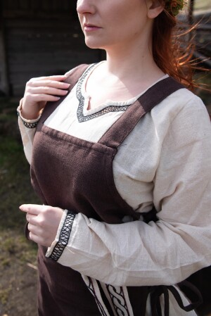 Wikinger-Überkleid "Aleiga" Braun XXL/XXXL