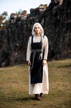 Wikinger-Überkleid "Aleiga" Schwarz XXL/XXXL
