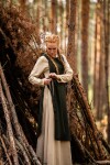 Vestido medieval "Magdalena" Verde XXL