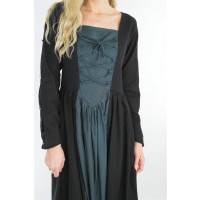 Medieval dress "Medusa" black/blue XXXL