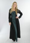 Robe médiévale "Medusa" Noir/Bleu S