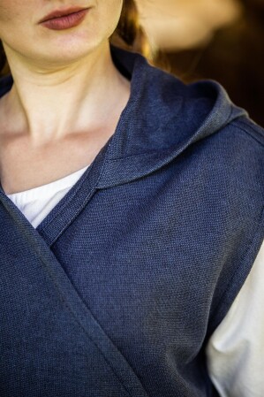 Wrap dress "Gerlin" Blue S/M