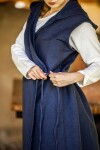 Wrap dress "Gerlin" Blue S/M