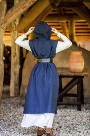 Vestido de envoltura "Gerlin" Azul L/XL