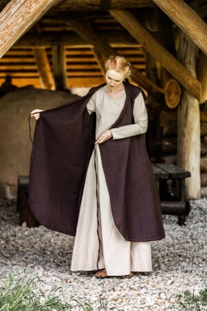 Wrap dress "Gerlin" Dark brown S/M