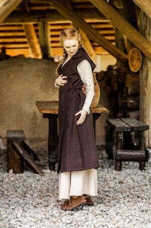 Wickelkleid "Gerlin" Dunkelbraun XXL/XXXL
