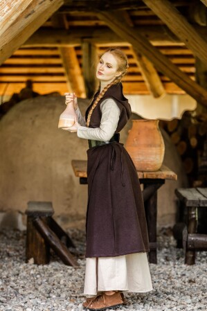 Wickelkleid "Gerlin" Dunkelbraun XXL/XXXL