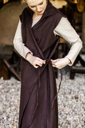 Wickelkleid "Gerlin" Dunkelbraun XXL/XXXL