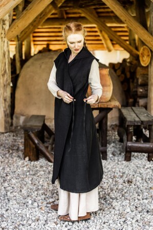 Wrap dress "Gerlin" black S/M