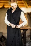 Wrap dress "Gerlin" black S/M