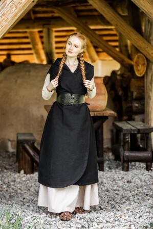 Robe portefeuille "Gerlin" Noir XXL/XXXL