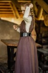 Rural overdress "Gerda" Dark brown XXXL