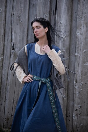Bäuerliches Überkleid "Gerda" Blau S