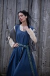 Bäuerliches Überkleid "Gerda" Blau S