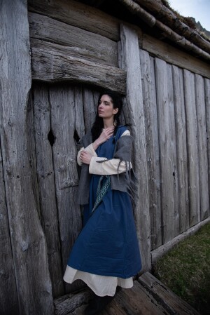 Rural overdress "Gerda" Blue XXL