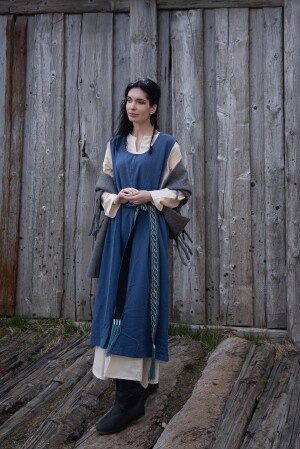 Vestido rural "Gerda" Azul XXXL