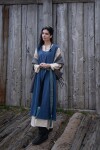 Vestido rural "Gerda" Azul XXXL