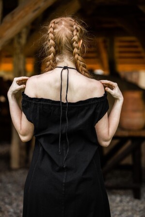 Floor-length dress "Ella" black L/XL