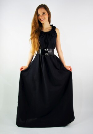 Floor-length dress "Ella" black L/XL