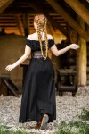 Floor-length dress "Ella" black L/XL