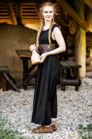 Vestido largo de piso "Ella" Negro S/M