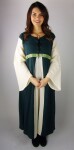 Kleid "Donna" Grün/Natur S