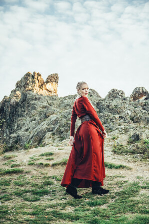 Unterkleid "Lina" Rot XS