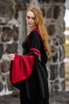 4905 Kapuzenkleid aus Viskose "Isolde"